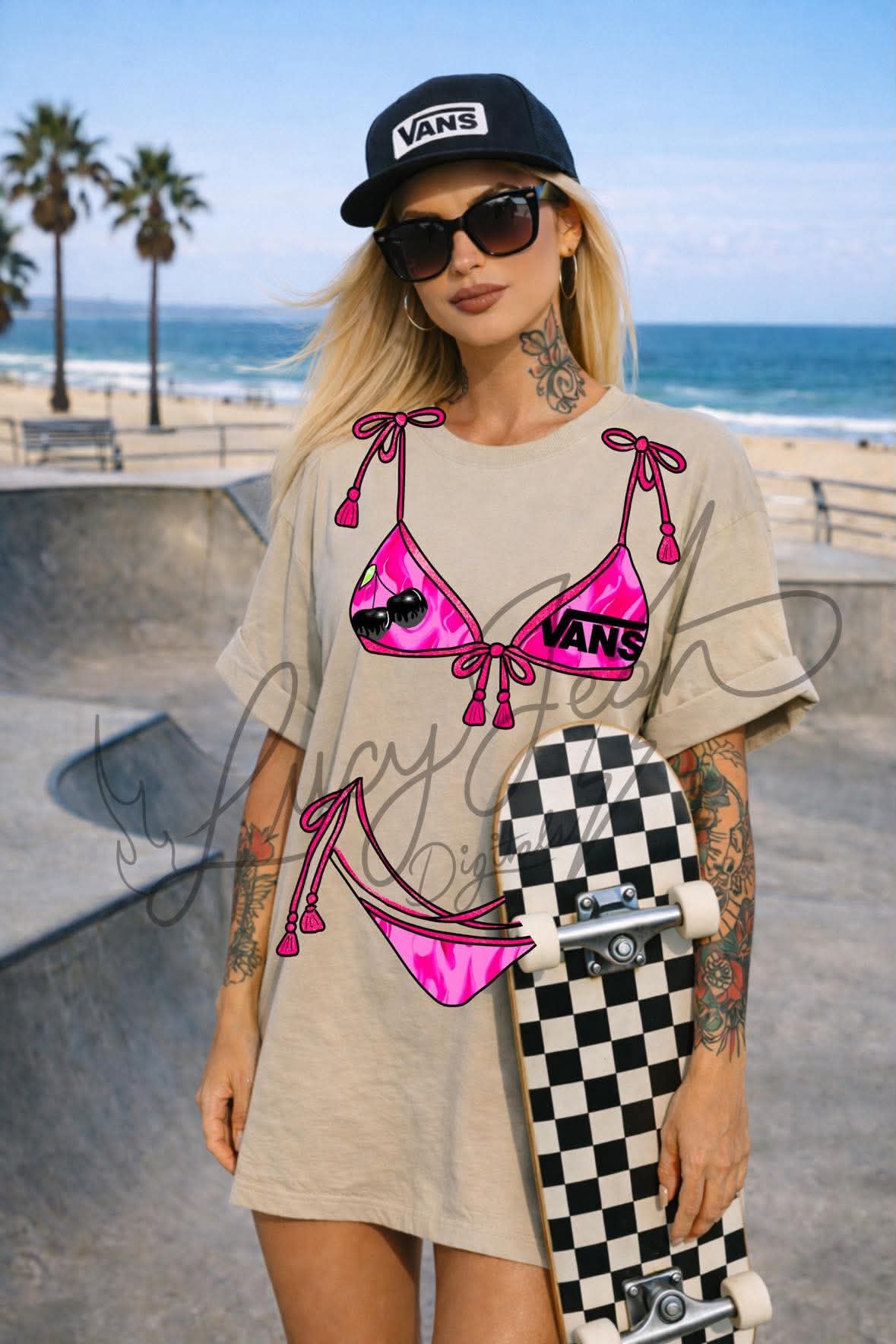 V a n s Cherry Bikini